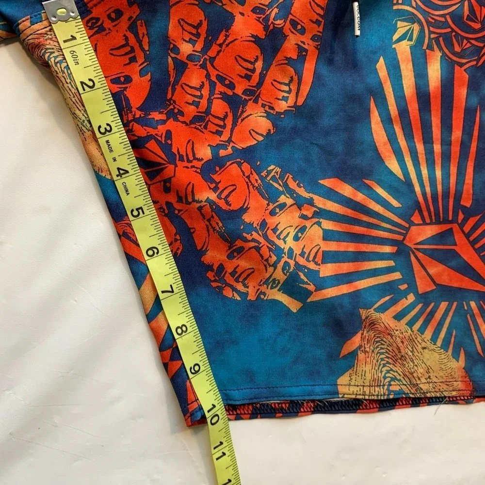 Volcom Lido Weedo Board Shorts Swim Trunks Mens 40 Stretch Floral Print Colorful